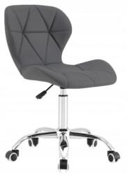 Bestent Scaun de birou din piele Dark Grey (SKY74A Szare ciemne)