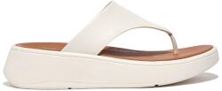 FitFlop Flip-Flops Femei F-MODE LEATHER TOE-POST SANDALS FitFlop Alb 41