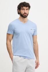 Lacoste férfi pamut póló - kék S - answear - 20 790 Ft