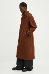 APC A. P. C. gyapjúkabát manteau gaia - barna 40
