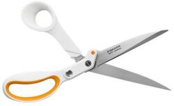 Fiskars Textilvágó olló, 25 cm, FISKARS "Amplify", fehér