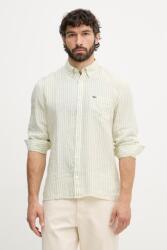 Lacoste férfi vászon ing - zöld 39 - answear - 38 990 Ft