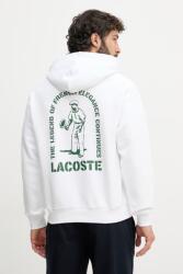 Lacoste kapucnis melegítőfelső férfi pamut - fehér M - answear - 44 990 Ft