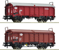 Roco 6600116 Csapótetejű kocsi készlet, Tcs, MÁV IV (9005033070540)