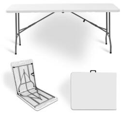 BFR Összecsukható kemping asztal, 180x74x74cm fehér (KL-Z180A)