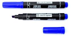 Centropen Alkoholos filc CENTROPEN 8576 1-4, 6 mm vágott hegy, kék