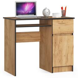  Birou de calculator 90 cm Piksel dreapta - PK stejar craft