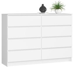  Comodă K140 8sz Clp Pk Albă Comoda