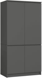  Dulap S90 4d Clp Grafit Gri Comoda