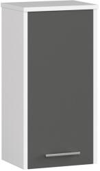  Dulap Suspendat Baie Fin W30 1d Alb / Gri Comoda