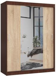  DULAP CU UȘI GLISANTE 150cm CLP WENGE / SONOMA Comoda