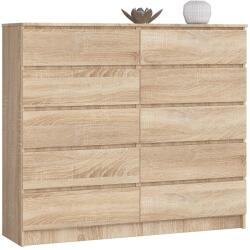  Comodă K140 10sz Clp Pk Stejar Sonoma Comoda