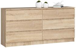  Comodă K160 6sz Clp Pk Stejar Sonoma Comoda