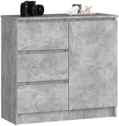  Comodă K80 Jerry 1d 3sz Pk Beton Comoda