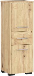  DULAP DE BAIE FIN CU STÂLP 30 2U 1S 85cm PK STEJAR ARTISAN Comoda