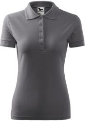 MALFINI Tricou damă Pique Polo - Gri oțel | 2XL (2103617)