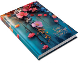  Realsytem Tanári Zsebkönyv A/5 2026-2027 Floral (RS531171)