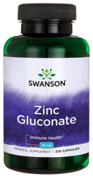 Swanson Zinc Gluconate 50mg. / 250 Caps