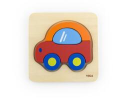 Viga Toys Puzzle din lemn - avion (50173)