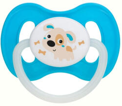 Canpol Babies Suzeta Simetrica Din Silicon 6-18 Luni Bunny&Company 23/269-Blu (5901691811775)