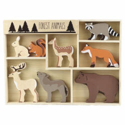 Egmont Toys 8 animale de padure din lemn, Egmont Toys (Egm_511130)