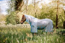 Horseware Ireland AmEco Bug Buster Plus, Silver/Sky Blue - 155 cm
