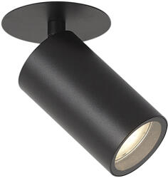 QAZQA Modern, süllyesztett spotlámpa fekete GU10 50mm IP44 - Chels (110478)