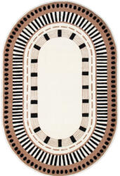  Roma Ivory, ovális, bársonyos felületű, kézi szövésű prémium szőnyeg 160x230 cm