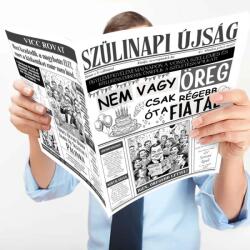 Nevesajándék Vicces Újság -Nem Vagy Öreg Csak Régebb Óta Fiatal (U056)