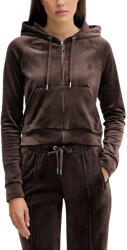 Juicy Couture Csokoládé női pulóver Madison Outline Hoodie S (JCWAS225306)