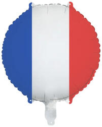 Partydeco Kerek lufi 18" 45cm Francia zászló (LUFI271499)