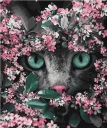 NORIMPEX - Puzzle Tablou Diamant: Pisoi în flori 30x40cm - 1 - 39 piese
