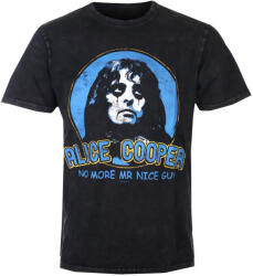 ROCK OFF tricou bărbați Alice Cooper - No More Mr Nice Guy Stone Wash -i BL - ROCK OFF - ACSTNW31MB
