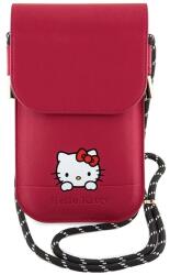 Hello Kitty Geanta universala din piele pentru telefon Hello Kitty Daydreaming Cord, Roz (3666339190187)