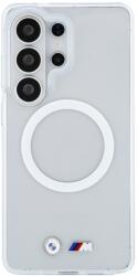 BMW Husa BMW IML Shockproof Metal Logo cu MagSafe compatibila cu Samsung Galaxy S26 Ultra, Transparent (3666339614270)