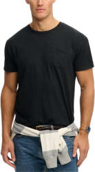 Superdry T-Shirt D1 Cotton Classic Linen Pkt M1012371A 12a jet black (M1012371A-12a jet black)