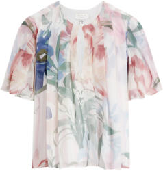 TED BAKER Top Nansii Pleated Angel Sleeve Printed 283553 pink (283553 pink)
