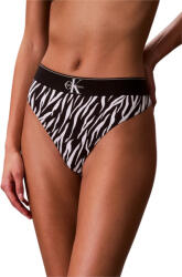 Calvin Klein Lenjerie Thong LV00QF8813 Y3D bias tiger black (LV00QF8813 Y3D bias tiger black)