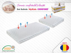 MyKids Set saltele cocos copii MyKids Confort pentru patut transformabil 120x70 + 50x70 cm (00070762) Saltea bebelusi
