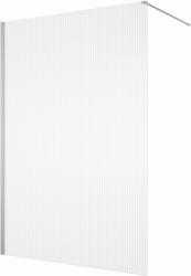 RONAL Paravan dus cu sticla riflata walk-in 90x200 cm, slefuit lucios, 8 mm, Ronal Lina (D400905085)