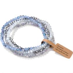 HARAHU Brățară de Damă WF-40099 - Albastru / Argintiu KP40099