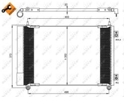 NRF 35899 Condensator, climatizare