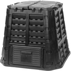 Qbrick Patrol Compostor de gradina ECO Multi 480 litri, negru, din PE (255073) Compostator