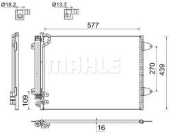 MAHLE AC666000S Condensator, climatizare