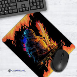  Dark Souls Bonefire Lit hajlékony egérpad