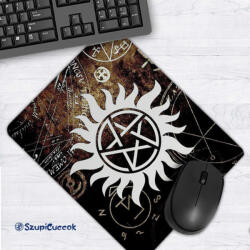  Supernatural Pentagram hajlékony egérpad