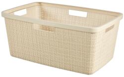 Curver Cos de rufe Curver Jute 46 L bej, cu aspect textil, 39x59x26 cm (2212658)