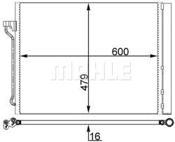 MAHLE AC463000S Condensator, climatizare
