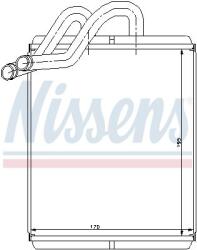 NISSENS 77518 Schimbator caldura, incalzire habitaclu