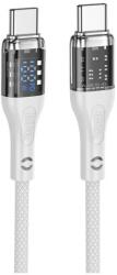 hoco. Cablu transfer date si incarcare Hoco U115 USB-C PD100W QC3.0 1m, Gri (Clc-Acc-1949)